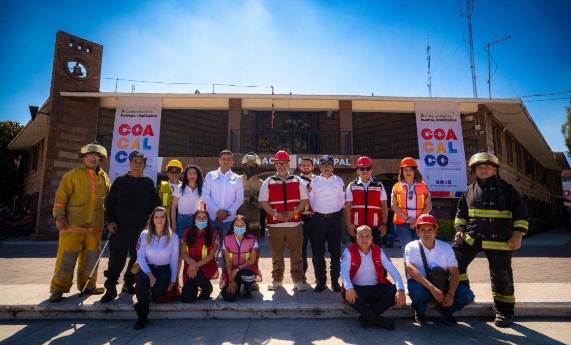 Destacan en Coacalco simulacro eficaz al evaluar evacuaciones