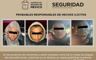 Detienen a 4 en Nicolás Romero por robo de cable y motocicletas