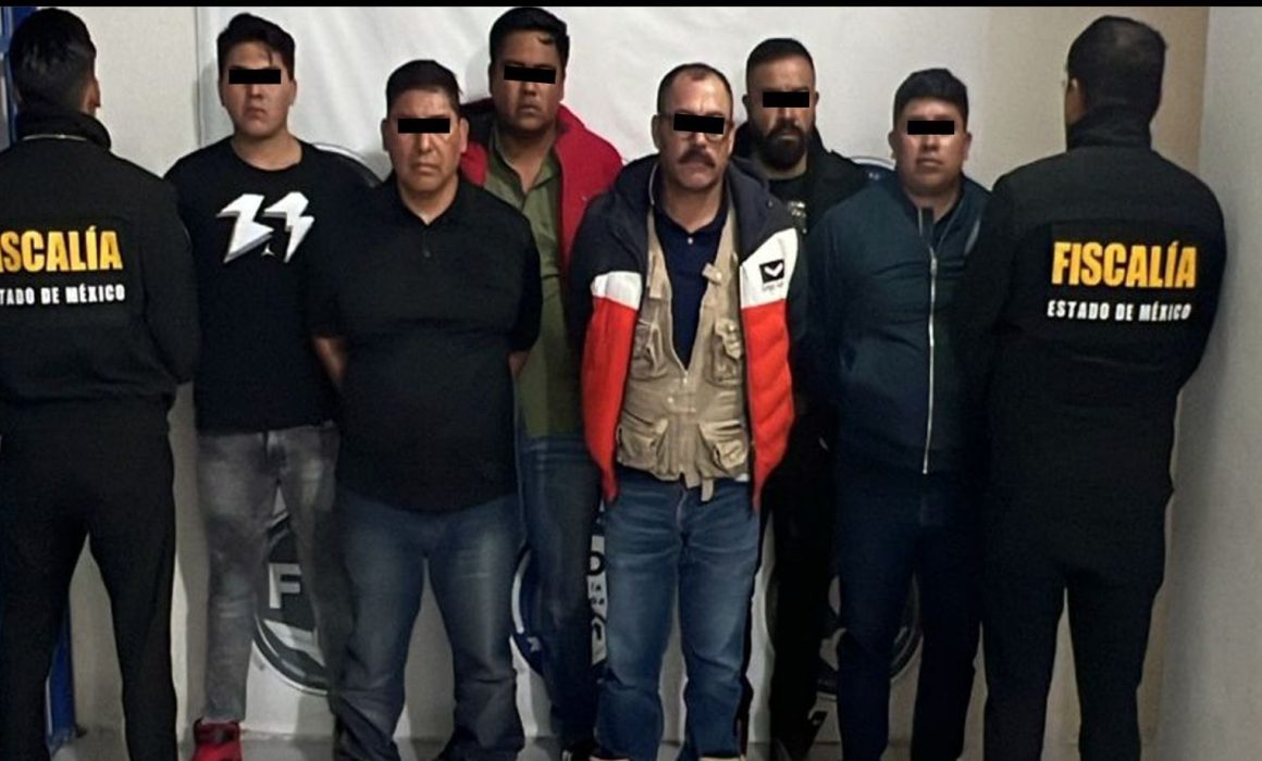 Detienen en Huehuetoca a 6 armados con uniforme falso de la FGJEM y PDI