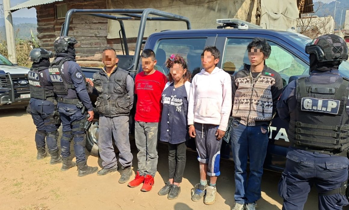 Detienen en Tlalmanalco a 5 ligados al CJNG por homicidio