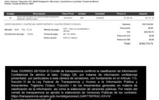 Empresa de Tlaxcala surtió $200 mil en cosméticos al Senado