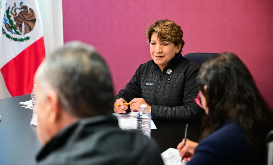 Encabeza Delfina Gómez supervisión de obra del Periférico Norte