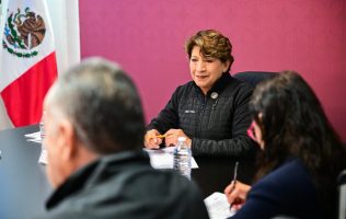 Encabeza Delfina Gómez supervisión de obra del Periférico Norte