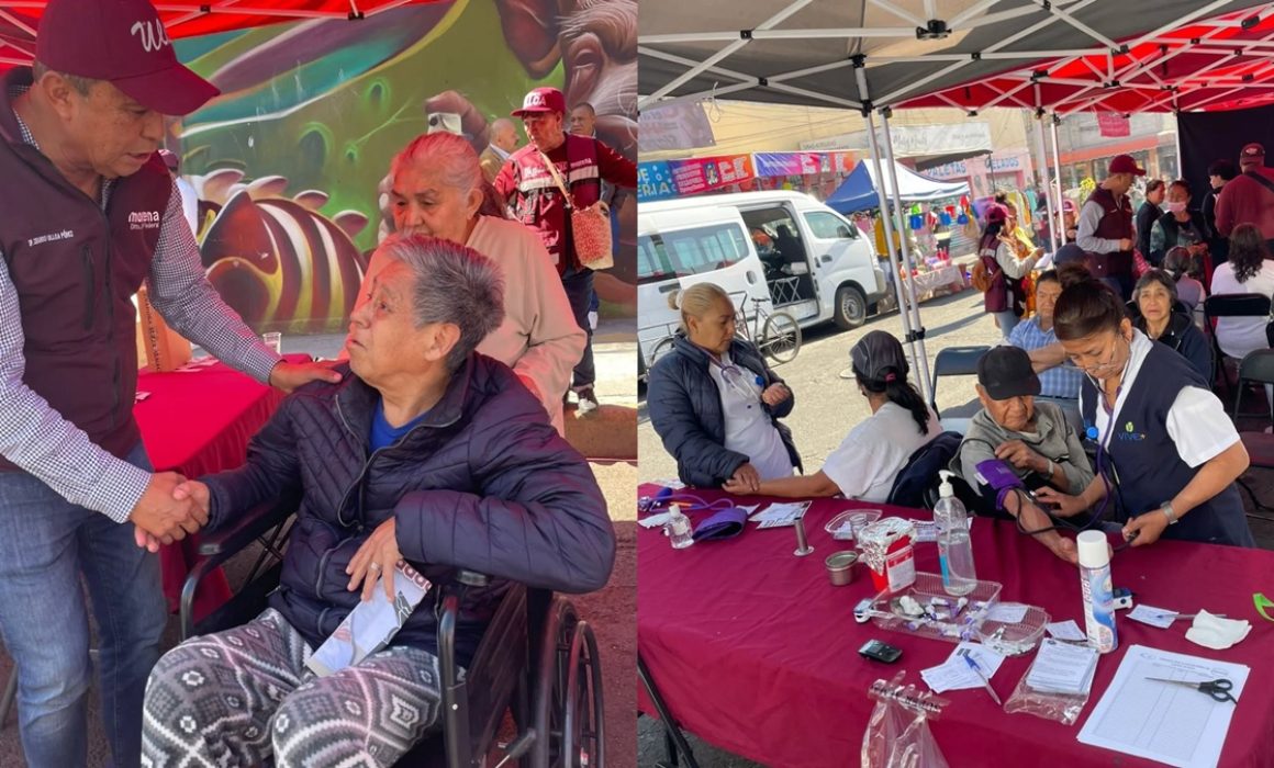 Encabeza Gerardo Ulloa jornada móvil de salud en Nezahualcóyotl