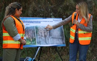 Entrega Huixquilucan séptimo talud estabilizado en Parques