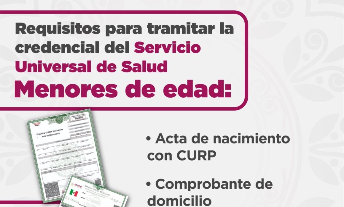 Exhorta Secretaría de Bienestar a tramitar la credencial de la salud