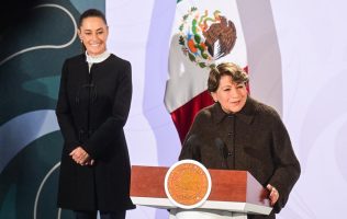 Hace historia con movilidad el Tren Insurgente: Delfina Gómez