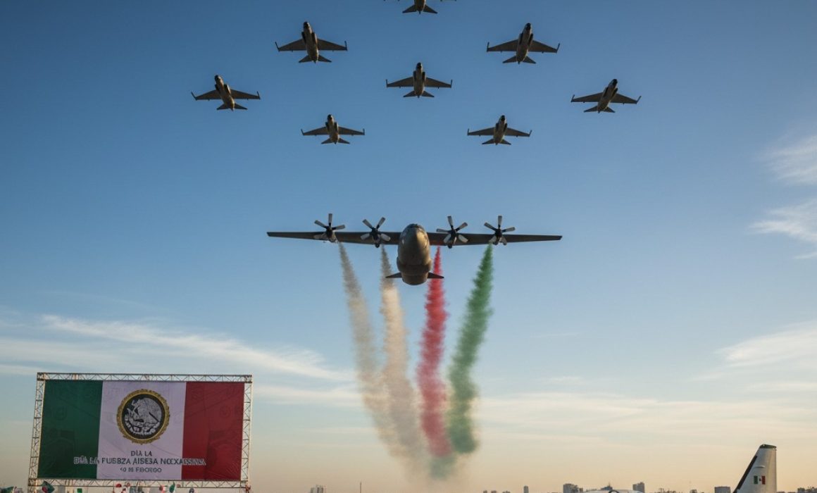 Honra México el Día de la Fuerza Aérea, guardiana del cielo nacional