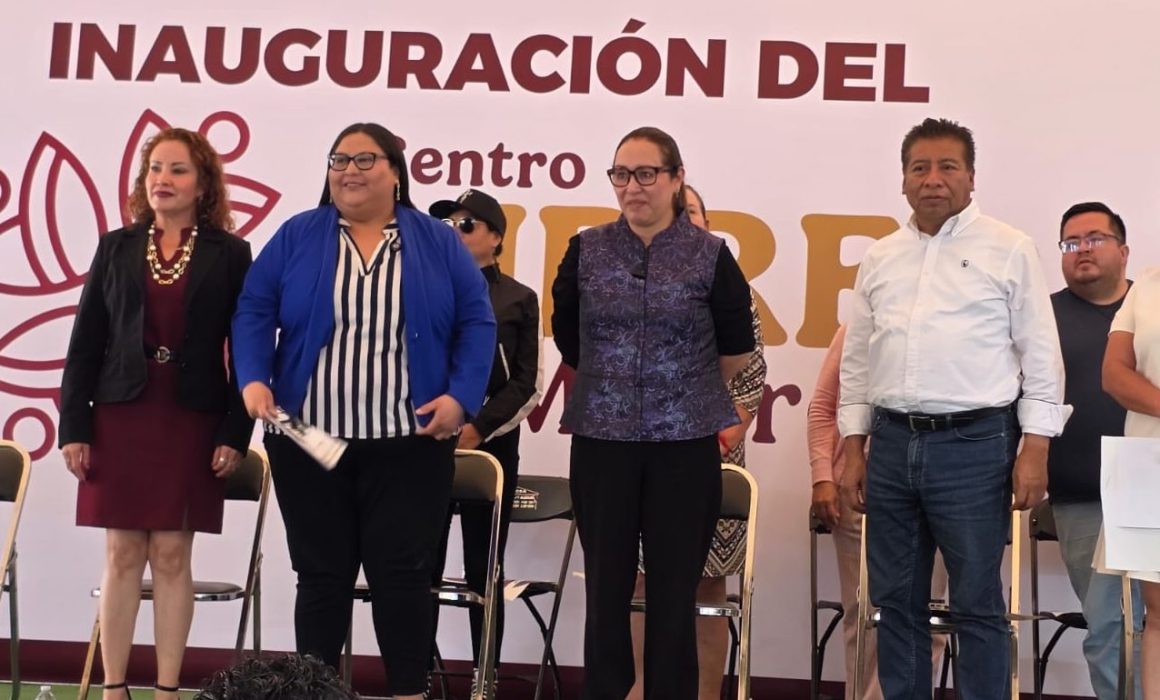Inauguran primer Centro Libre para Mujeres en la Sierra de Guadalupe
