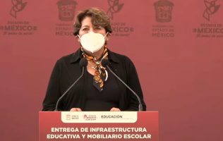 Lleva Delfina Gómez inversión histórica a escuelas de Valle de Chalco
