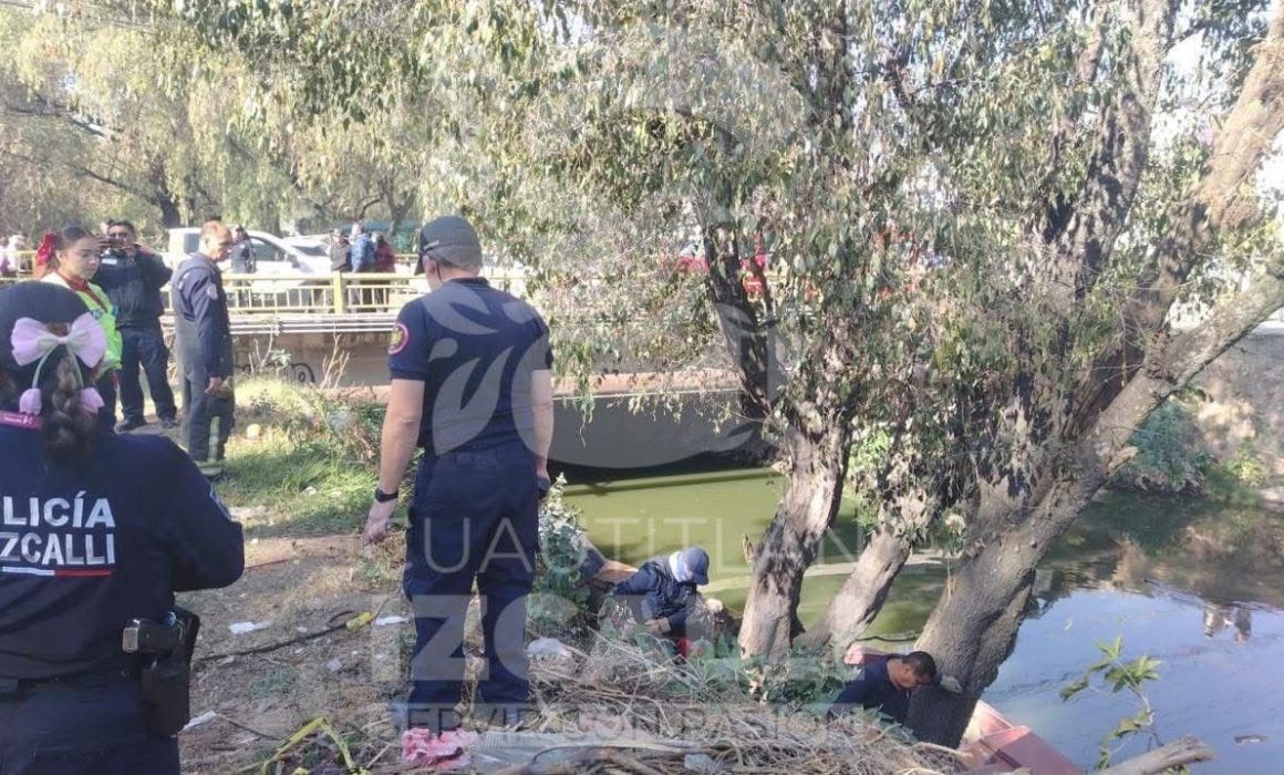 Localizan autoridades de Cuautitlán Izcalli cuerpo en el Río Cuautitlán
