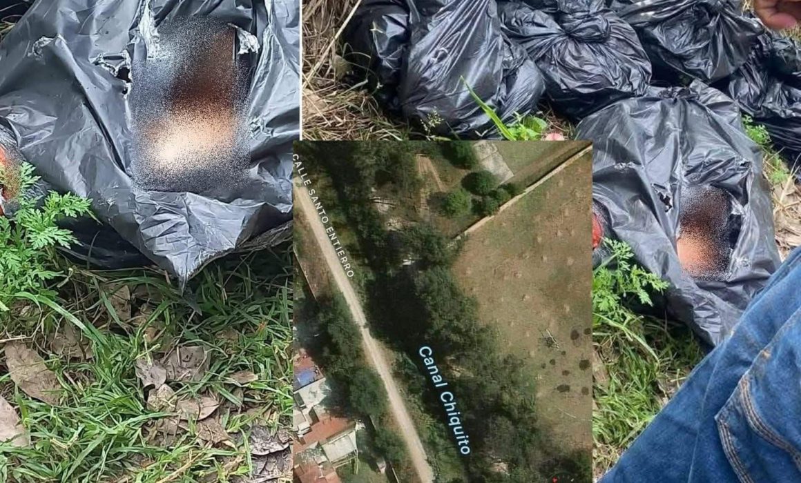 Localizan bolsas con restos humanos en El Trébol, Tepotzotlán