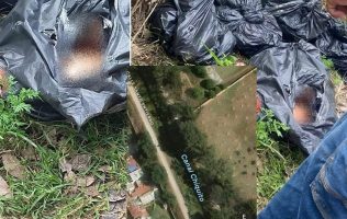 Localizan bolsas con restos humanos en El Trébol, Tepotzotlán