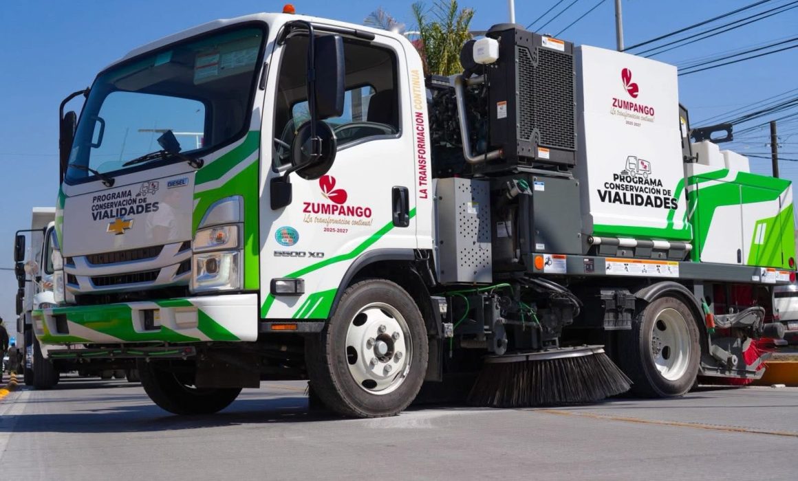 Moderniza Zumpango su sistema de limpieza urbana municipal