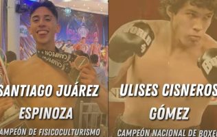 Presenta Jaltenco a campeón de boxeo y campeón de fisicoculturismo