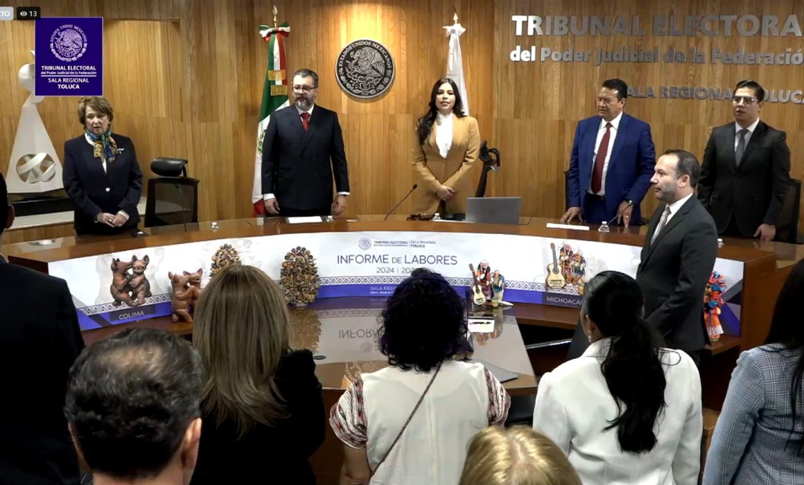 Presenta la Sala Toluca del TEPJF informe anual de labores 2024-2025