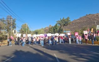 Provoca protesta por caso Renata Palmer colapso vial en Atizapán