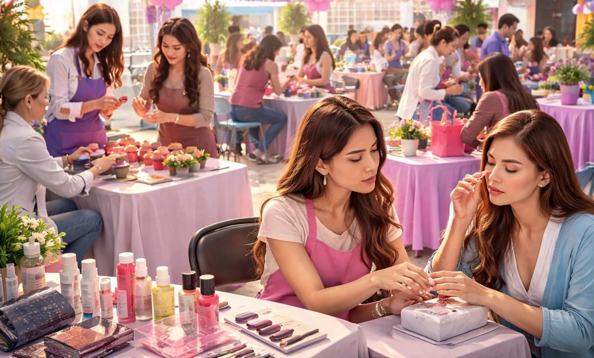 Realizan en Jilotzingo Feria de la Mujer por el 8 de marzo