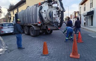Realizan en Metepec obras preventivas ante temporada de lluvias