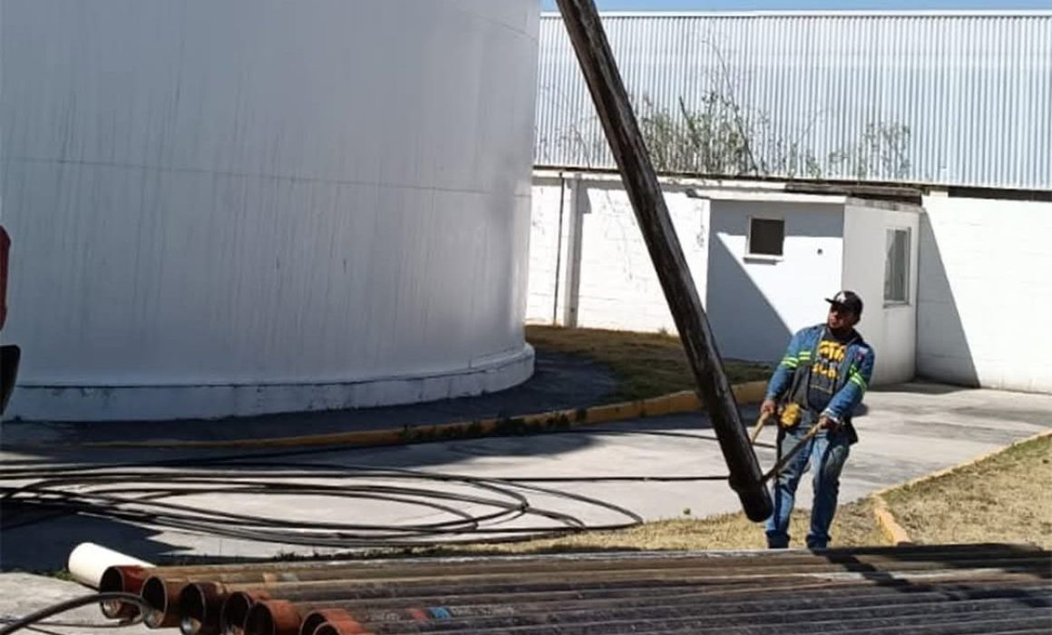 Realizan mantenimiento correctivo en pozo de Tecámac