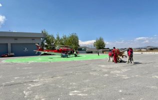 Realizan traslado aéreo urgente salva a paciente con infarto en Edomex