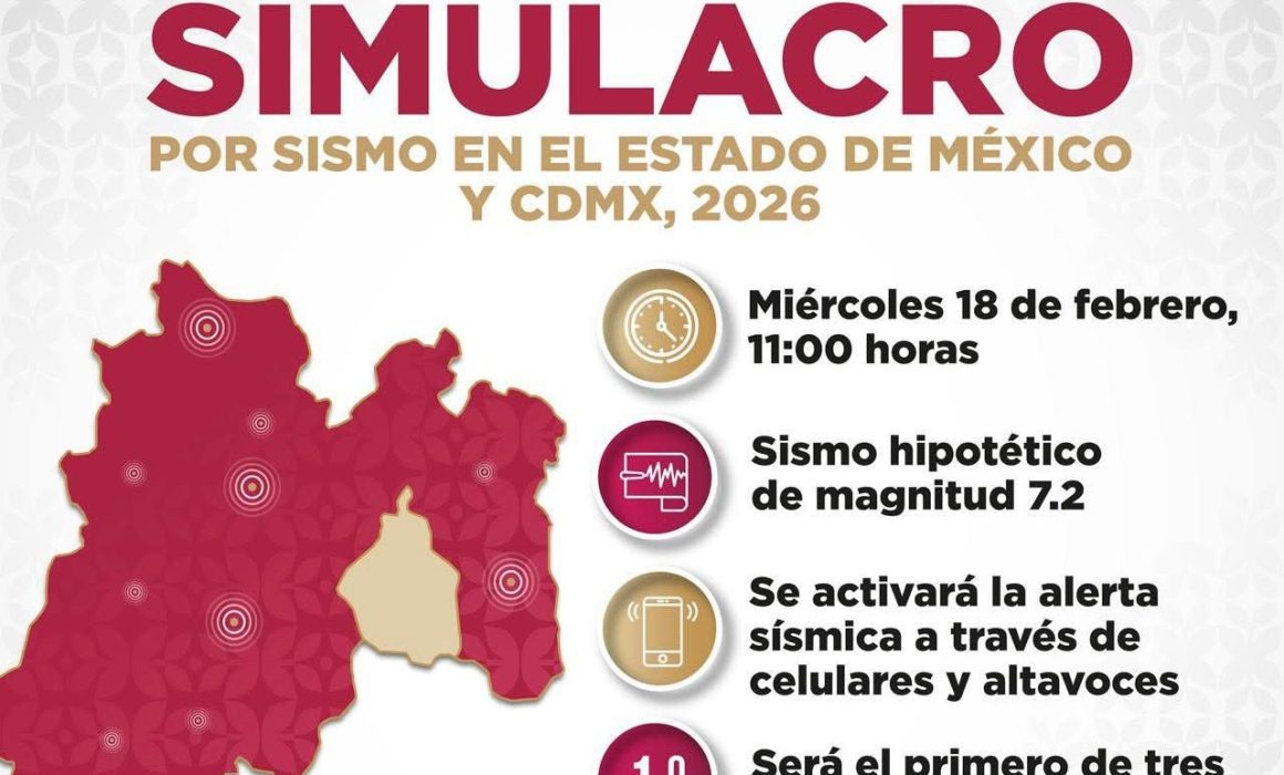 Realizarán simulacro nacional hoy a las 11 horas; mantén la calma