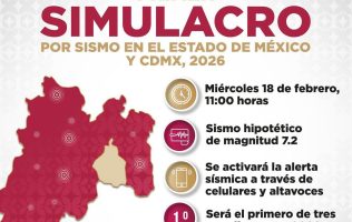 Realizarán simulacro nacional hoy a las 11 horas; mantén la calma