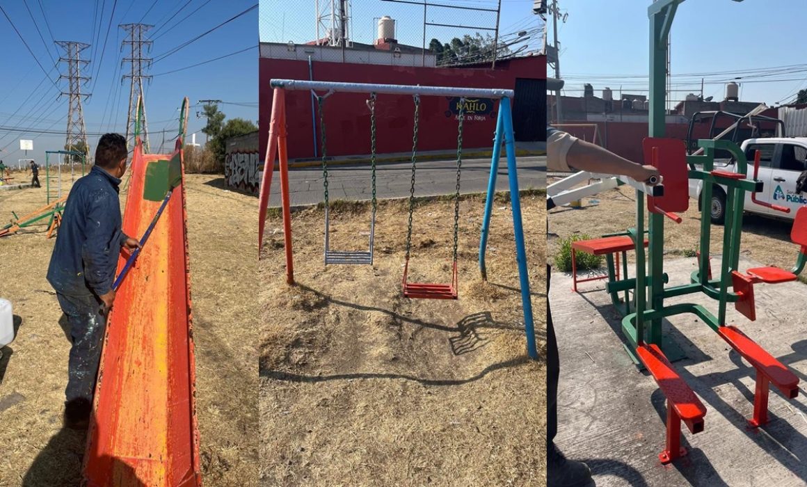 Realizó Gobierno de Atizapán mantenimiento de gimnasios vecinales