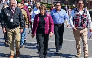 Reconoce Gobernadora Delfina Gómez participación en Simulacro Regional