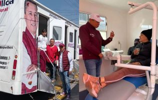 Recorre colonias de Nezahualcóyotl unidad médica móvil del diputado Ulloa