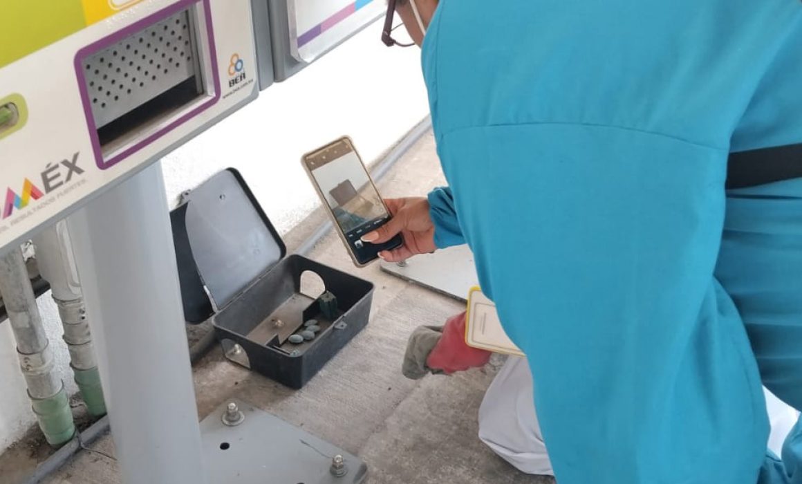 Refuerza higiene Secretaría de Movilidad en Línea 4 del Mexibús