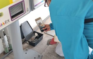 Refuerza higiene Secretaría de Movilidad en Línea 4 del Mexibús