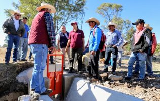 Rehabilita Secretaría del Campo riego en Aculco