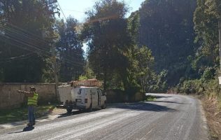 Rehabilitan alumbrado público en Mazatla, Jilotzingo