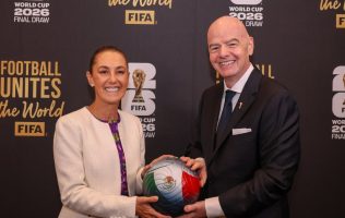 1. Reitera Infantino a Sheinbaum confianza en México como anfitrión