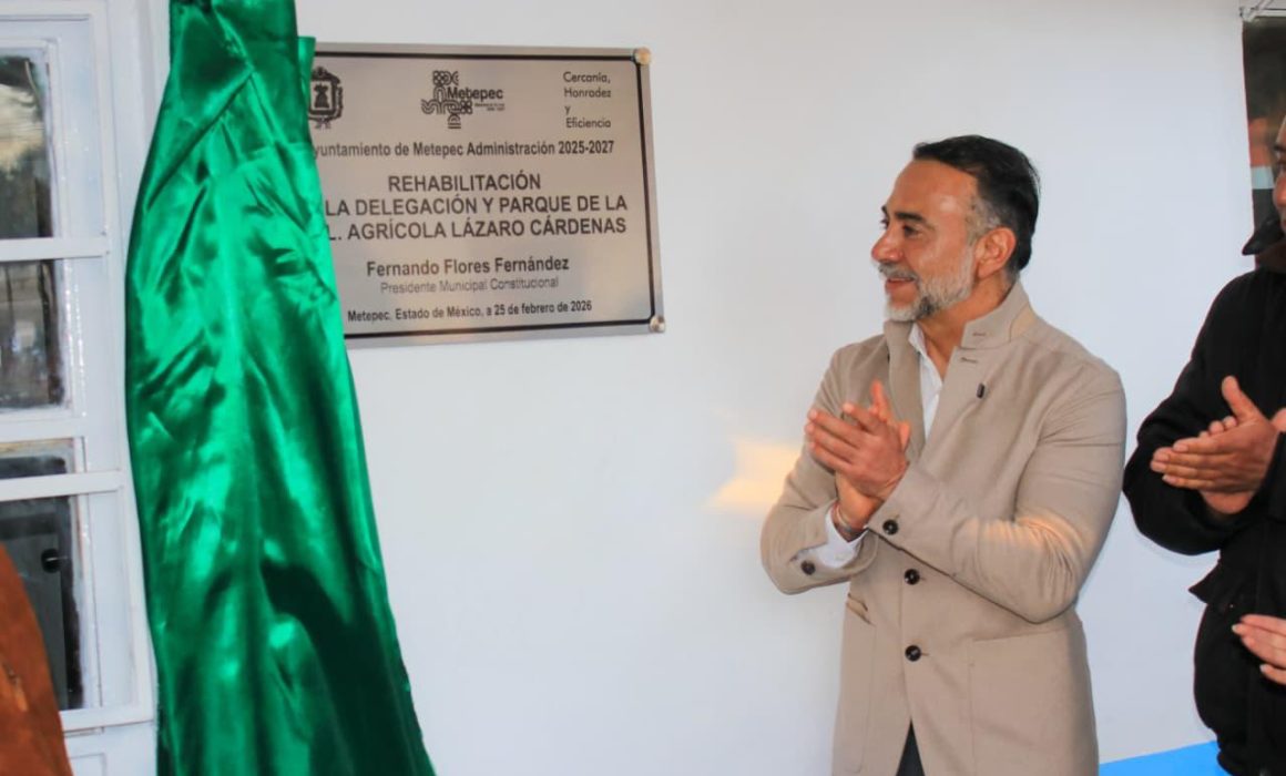 Renueva Fernando Flores espacios públicos en Agrícola Lázaro Cárdenas