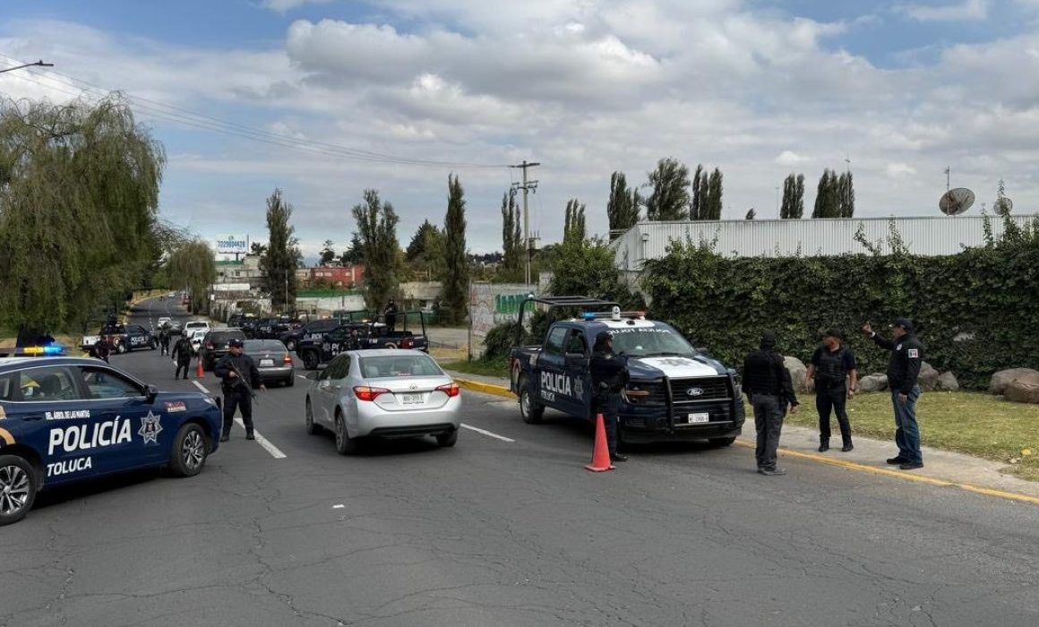 Seguirá presencia policial en Valle de Toluca por movimientos del CJNG