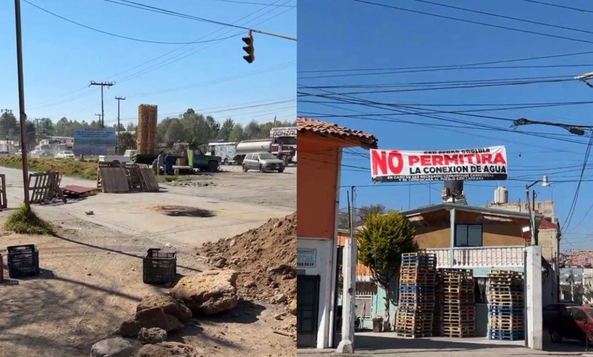 Sigue conflicto hídrico en Ocoyoacac; autoridades ofrecen pipas de agua
