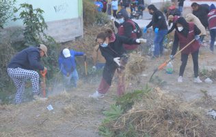 Suma Ecatepec esfuerzo en limpieza y recuperación de espacios deportivos