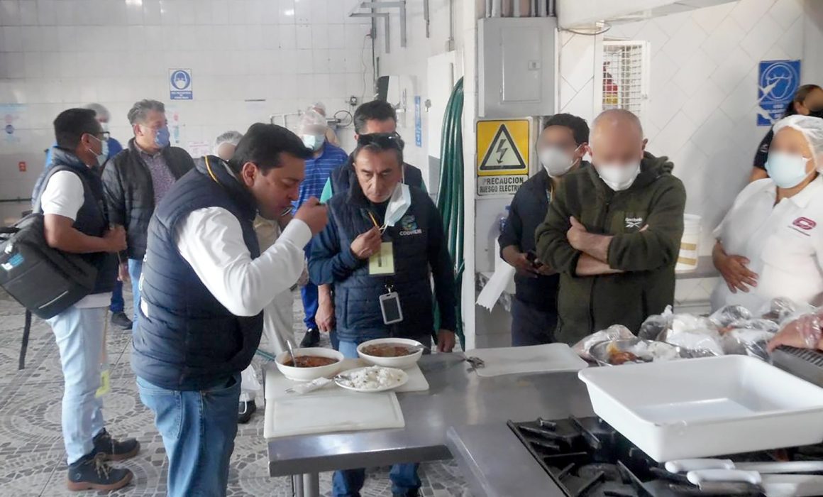 Supervisa Derechos Humanos que reos coman bien en Chiconautla