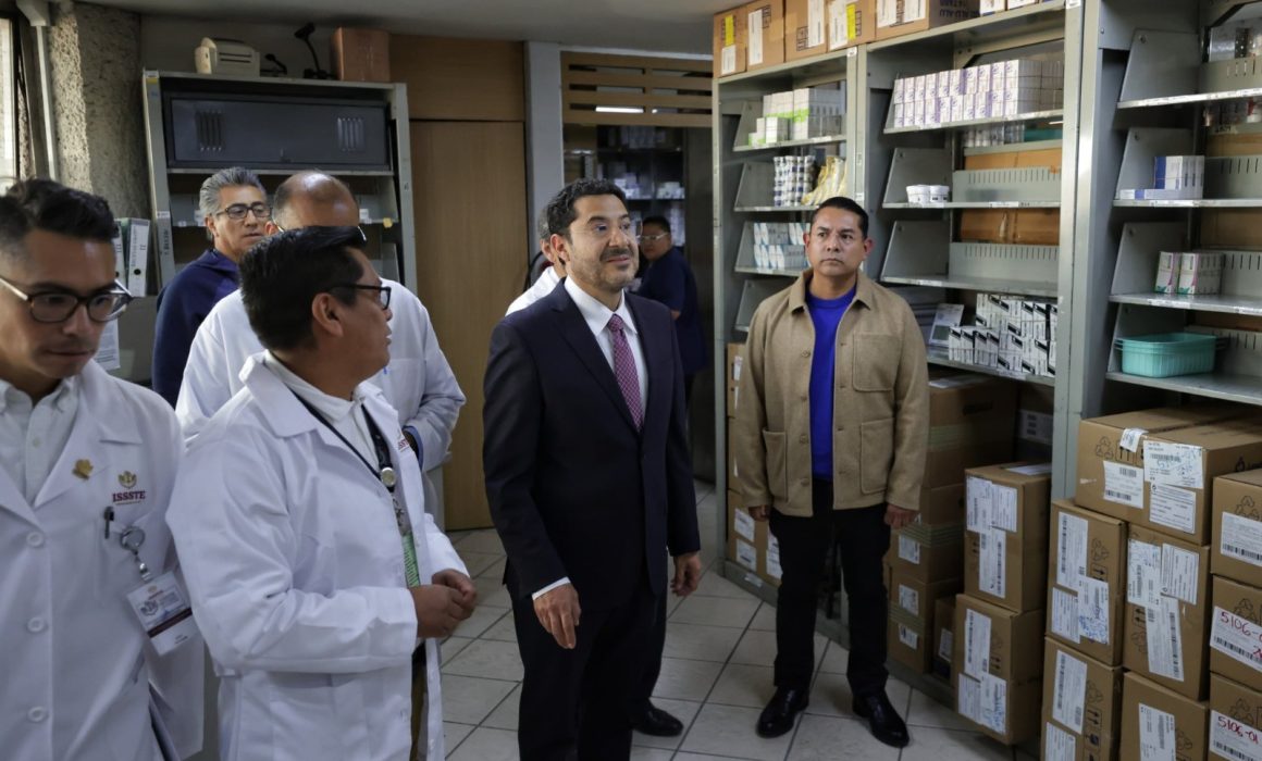 Supervisa ISSSTE clínicas del Edomex y refuerza abasto