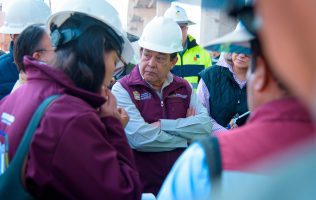 Supervisa Juan Hugo de la Rosa estaciones de Trolebús Chalco–Santa Marta