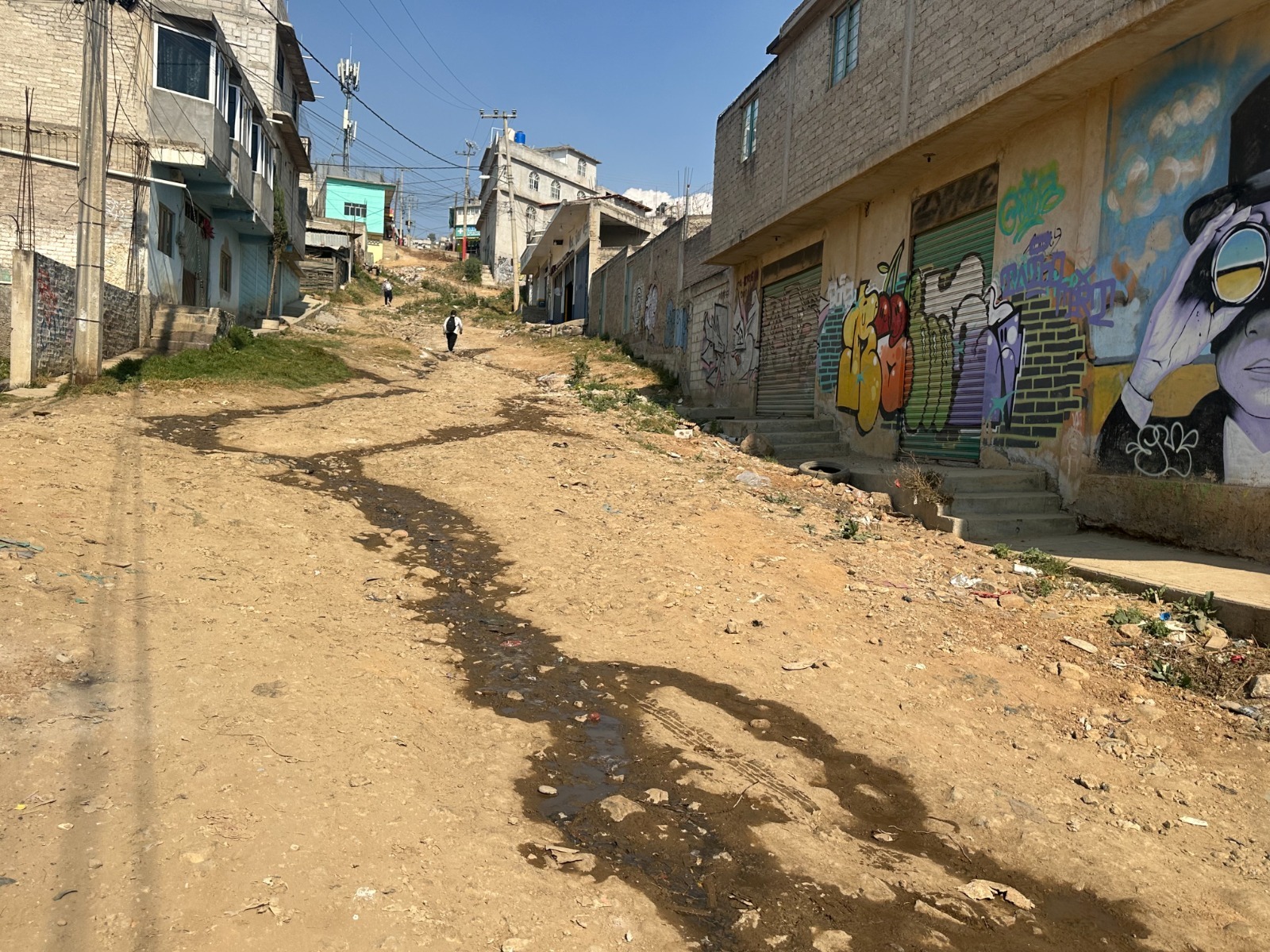 Exigen vecinos de La Paz drenaje y pavimentación en Ampliación Mariel ...