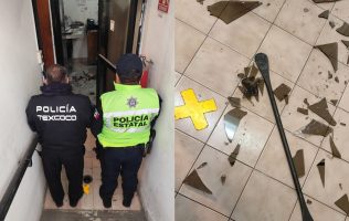Agarran a 2 en Texcoco al intentar robar caja fuerte de empresa