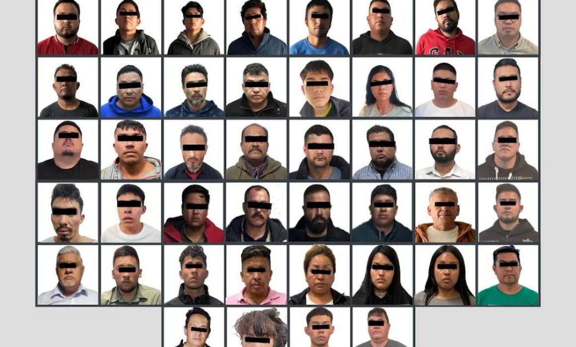 Aparece Huehuetoca en lista de 44 falsos agentes FGJEM detenidos
