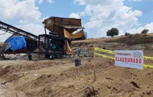 Aseguran maquinaria y cierran mina ilegal en el Nevado de Toluca
