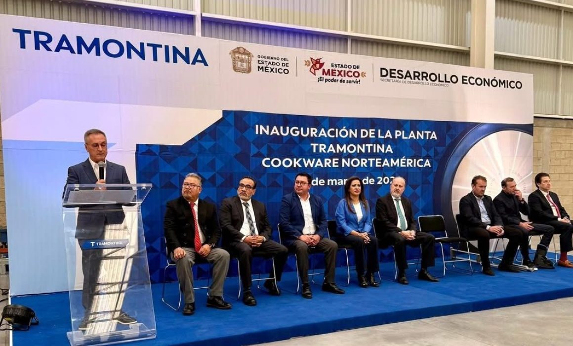 Aumenta inversión en Edomex con apertura de planta Tramontina