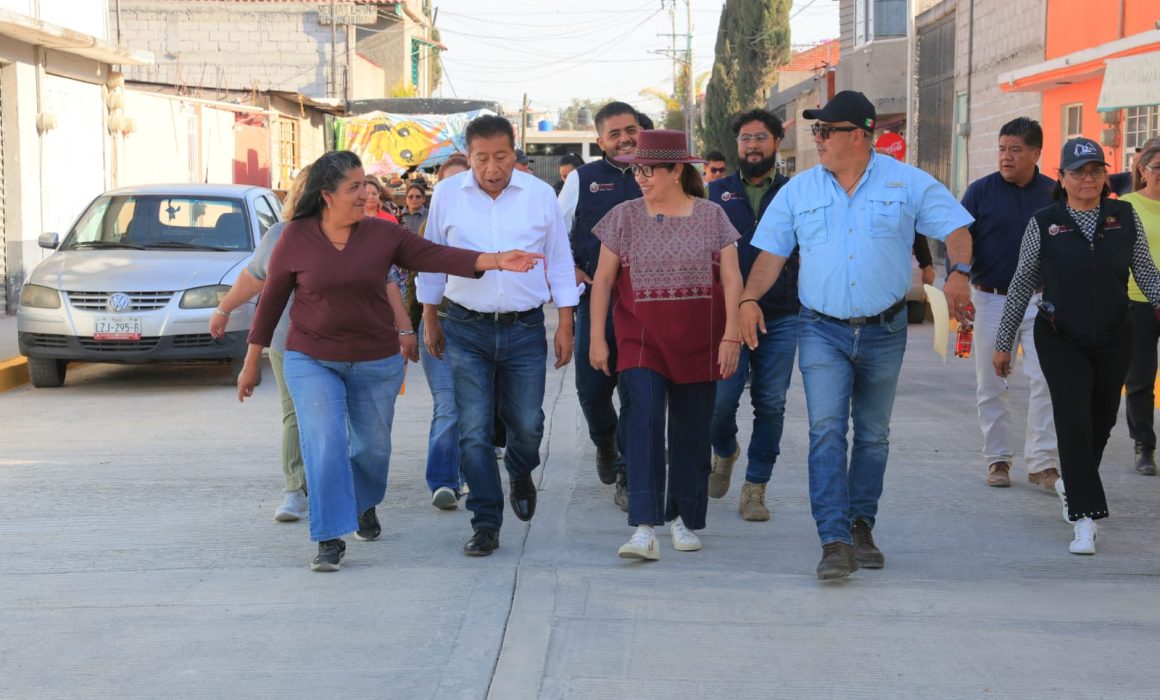 Avanza Ecatepec hacia colonias totalmente pavimentadas