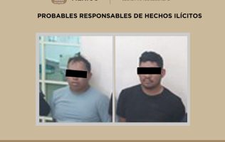 Capturan a dos armados con revólver y droga en Nezahualcóyotl