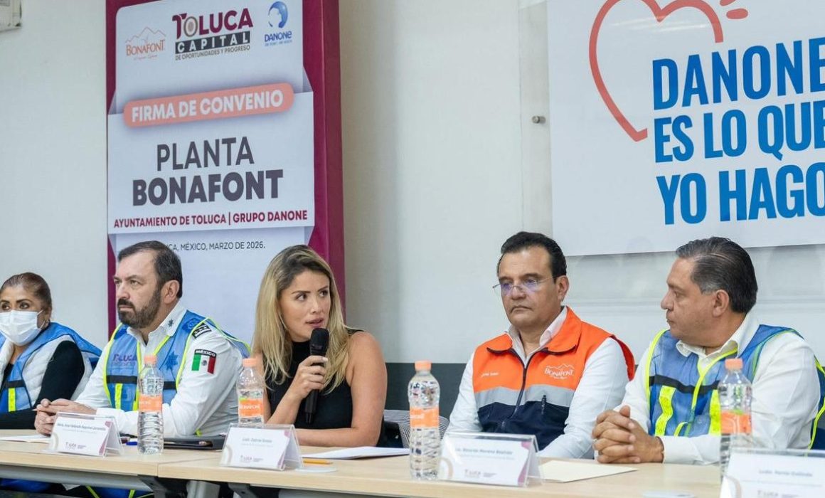 Colaborarán Gobierno de Toluca y Danone para rescatar espacios públicos